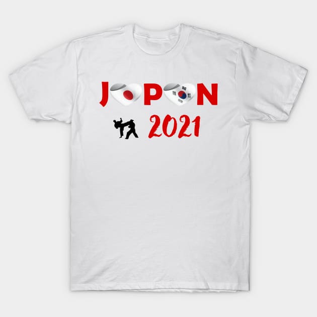 Karate, Korea, Republic of - summer in Tokyo! T-Shirt by ArtDesignDE